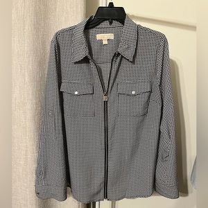 Full zip blouse Michael Kors